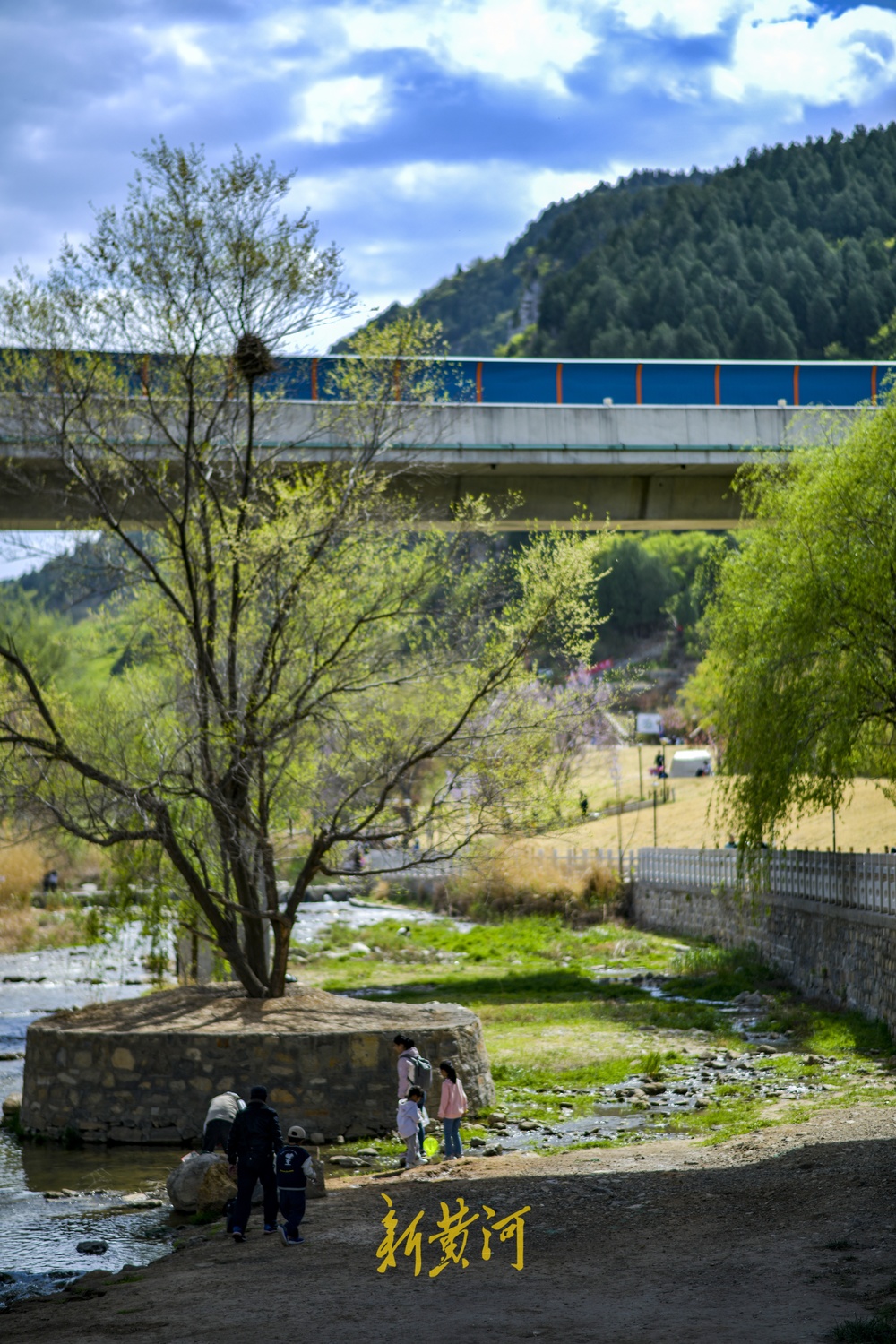 四季清水长流,济南大辛河源头成网红景点