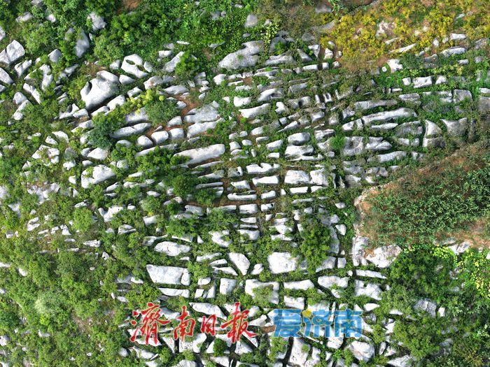一年四季 泉在济南丨石海地质奇观宛如巨型“地球二维码”
