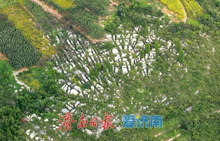 一年四季 泉在济南丨石海地质奇观宛如巨型“地球二维码”