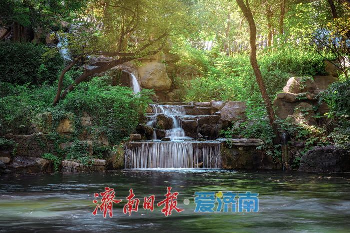 一年四季 泉在济南丨趵突泉水位攀升至28.92米,景区瀑布景点成为新打卡亮点