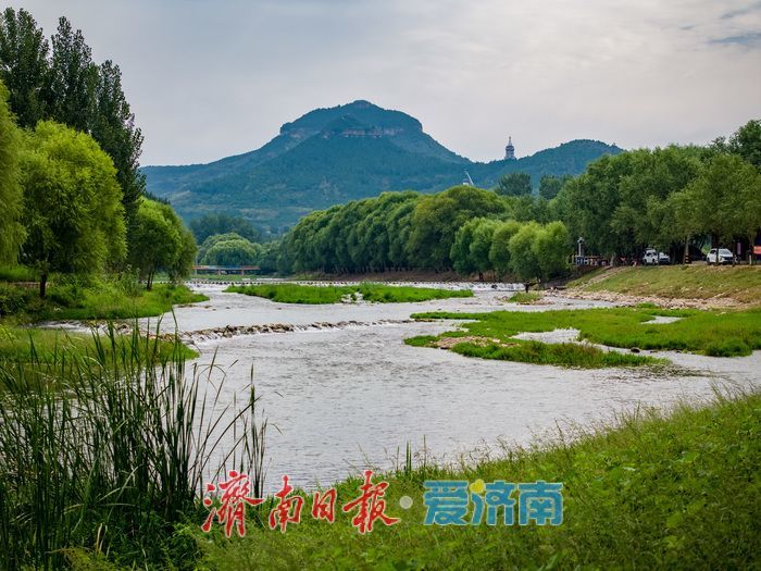一年四季 泉在济南丨初秋济南玉符河畔：水清草盛景如画