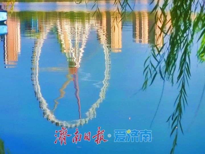 雨后园博园现“天空之境”宛若画卷