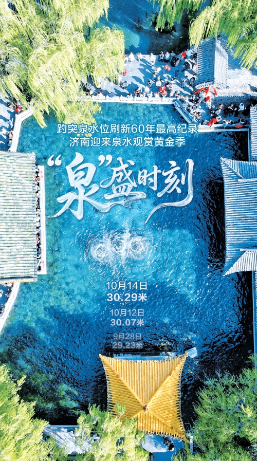 30.29米！趵突泉地下水位创60年来最高纪录