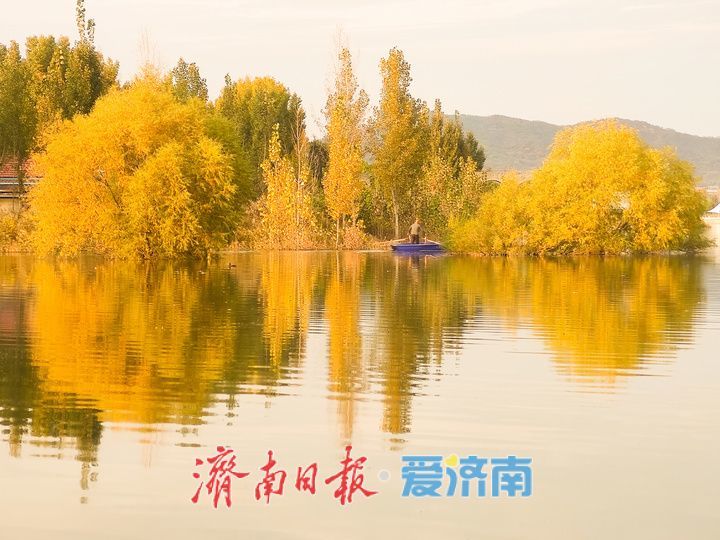 初冬大冶水库景美如画 水墨画卷入眼来