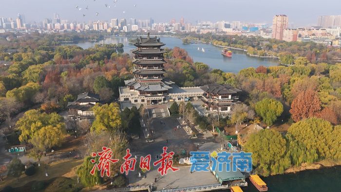 一年四季 泉在济南丨大明湖秋冬“混搭”美景正当时