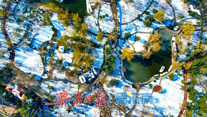 雪后初霁景如画 泉城公园引客来