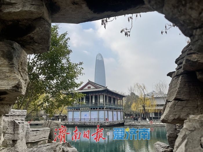 一年四季 泉在济南丨初冬五龙潭：生机盎然绘就别样冬日画卷