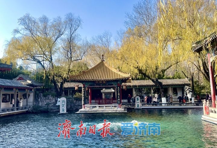一年四季 泉在济南｜济南趵突泉水位同比上涨1.29米 冬日泉水欢腾引客来