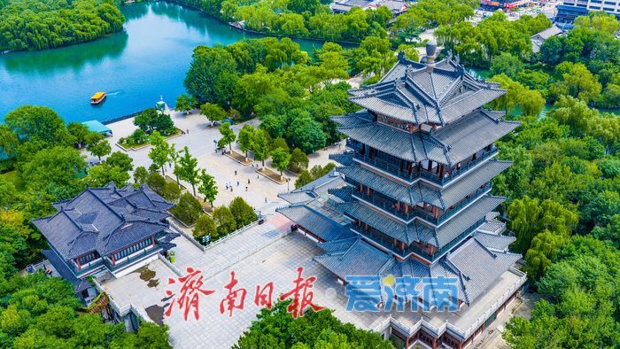 雨霁天晴景致醉人 大明湖解锁泉城初夏绝美风光