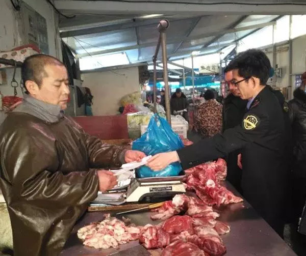 淄博市博山区开展生鲜猪肉专项检查