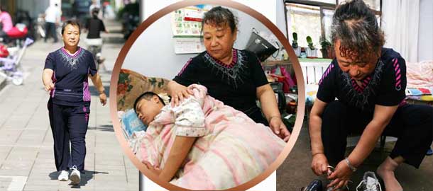 山东潍坊“暴走妈妈”为捐肾救子日行十公里减肥