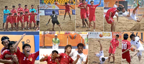 沙滩足球——亚沙会：中国胜阿富汗
