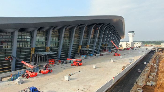 济宁大安机场施工进入精装修收尾阶段