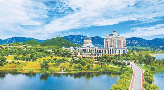 山东济南：20万平方米雪野湖国际会议中心启用