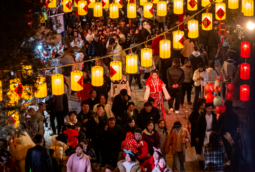 台儿庄古城春节假期接待游客超85.27万人次